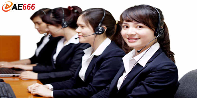 Đội ngũ chăm sóc khách hàng liên tục hỗ trợ nếu gặp vấn đề đăng ký AE666