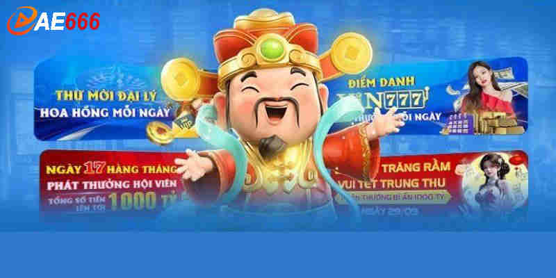 Đa dạng loại hình khuyến mãi AE666 cho anh em cược thủ